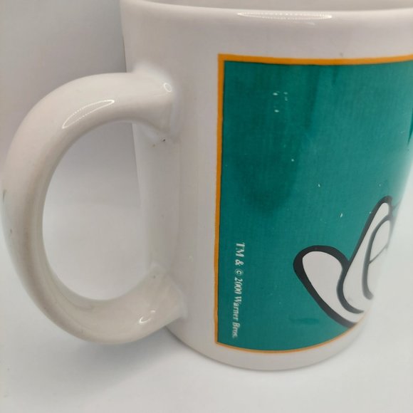 Looney Tunes - Vintage 2000 Bugs Bunny Carrot Coffee Tea Cup Warner Bros - Picture 5 of 7